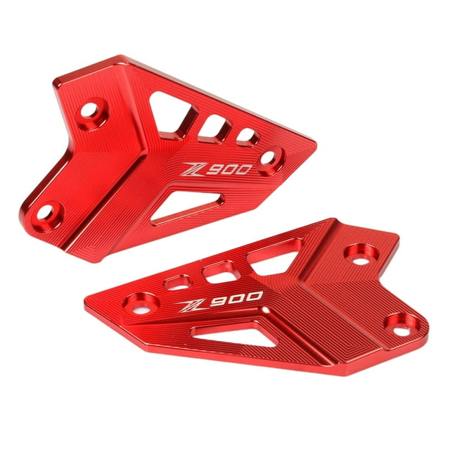 2x Accesorios Protectores de Clavija de Pie de Motocicleta Baoblaze Rojo