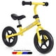thumbnail image 1 of Costway Bicicleta de equilibrio para niños sin pedales, con manillar y asiento ajustables, color amarillo, 1 of 3