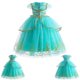 thumbnail image 1 of Fantasia-vestido de princesa Aladdín Jasmine para niñas, traje de fiesta de tul, disfraz de Carnaval Fivean unisex, 1 of 2