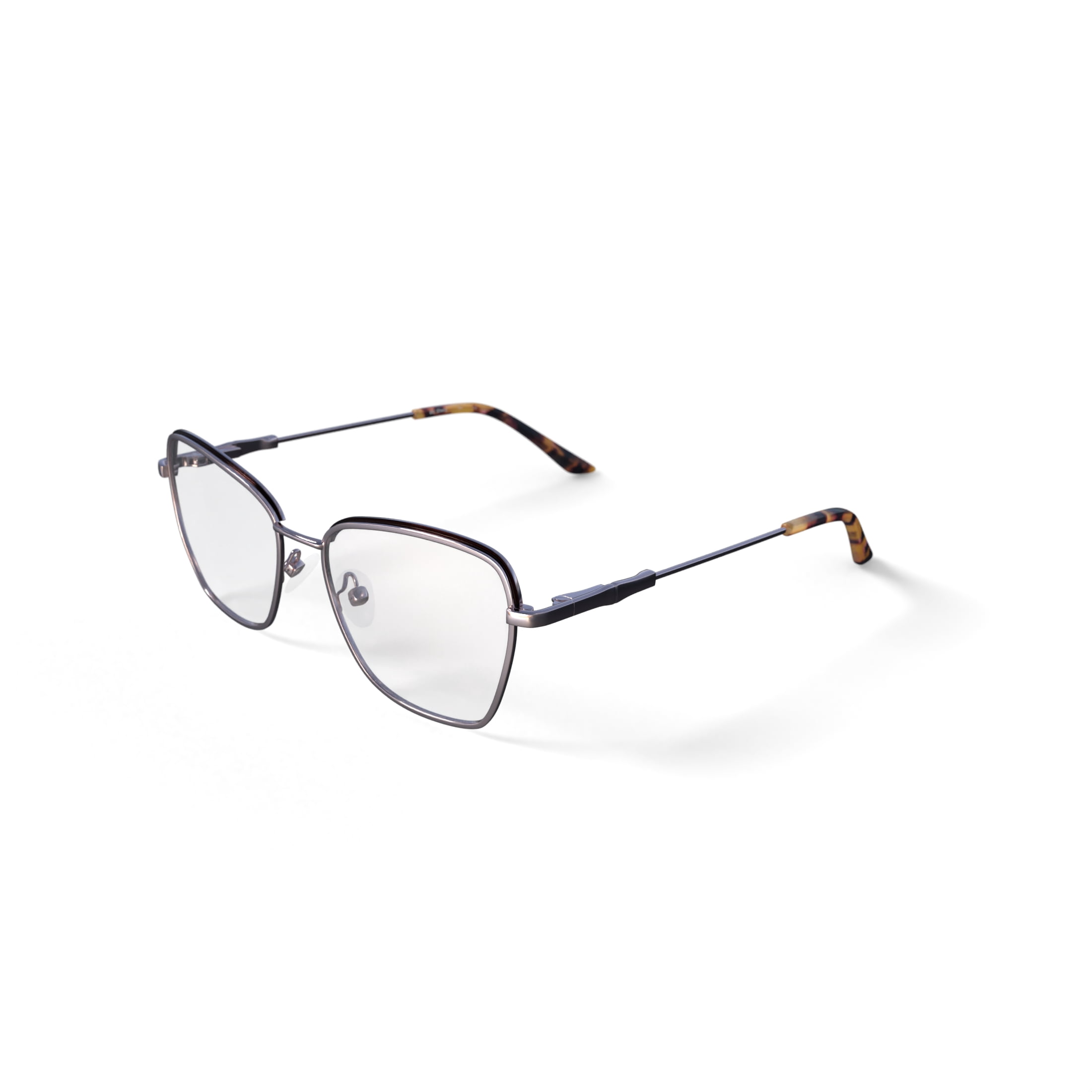 Walmart Women's Sheila Cat Eye Prescription Eyeglasses with Case, Gold