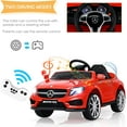 thumbnail image 3 of OLAKIDS 12V Electric Kids Ride on Car, Licensed Mercedes Benz GLA45 Toy Car with Remote Control, MP3 Plug, USB, 2 Speeds, LED Lights, Battery Powered Toy Vehicle for Toddler Children (Red), 3 of 12
