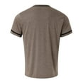thumbnail image 6 of Mens Shirts,Mens Fashion Deep V Neck Short Sleeved T Shirt Cotton Elastic Bottoming Shirt Small Stand Up Collar In Summer,Shirts for Men,Men's T-shirts(Color:Coffee,Size:2XL), 6 of 7