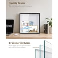thumbnail image 3 of Adventure Travel Shadow Box, 11.4in Adventure Archive Box with Slot, Large Shadow Boxes Display Cases for Memories, Shadowbox Picture Frame for Tickets, Black 11.4inch, 3 of 6