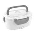 thumbnail image 2 of Suncoda Electric Lunch Boxes, Portable Electrics Lunch Box Car Household Stainless Steel Plastic Two in One Home Insulation Heating Lunch Box Frees Water Injection, 2 of 7