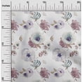 thumbnail image 1 of oneOone Cotton Poplin Twill White Fabric Florals Sewing Fabric By The Yard Printed Diy Clothing Sewing Supplies 56 Inch Wide-0MM, 1 of 4