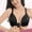 Black, variant on purcolt Women's Front Closure Wirefree Bras, Comfort Full-Coverage Wireless Bra Shaping Push Up Bralettes Lightly Lined Breathable Brassiere Seamless Lingerie Everyday Underwear