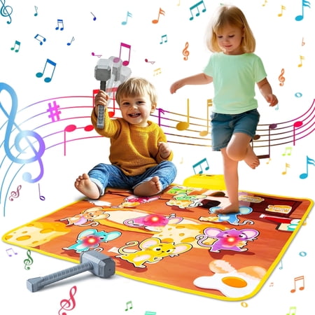 Whack A Frog Game with 2 Hammers Toddler Early Developmental Learning Toy Fun Birthday Gift for Kids Age 2+ Toys for 2 3 4 Year Old Boys Grils