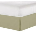thumbnail image 2 of The Great American Store Easy Fit Pleated Style Bed Skirt / Dust Ruffle with 23 Inch Tailored Drop (Twin XL Size, Solid Silver Grey) 600 Thread Count 100% Cotton - Covers Bed Legs and Frame, 2 of 4