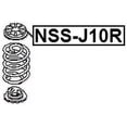 thumbnail image 2 of Febest REAR SPRING UPPER SEAT # NSS-J10R OEM 55034-EN101, 2 of 2