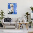 thumbnail image 2 of Stupell Industries Elegant Pelican Bird Tucked Beak Bold Blue Painting Painting Gallery Wrapped Canvas Print Wall Art, Design by Jennifer Paxton Parker, 2 of 7