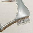 thumbnail image 5 of Mepaouo Girls' Sandals Open Square Toe Flat Dress Gladiator Sandal Kids Summer Strappy Flower Shoes, 5 of 8
