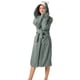 thumbnail image 2 of Batas de moda para mujer, bata de baño alargada, mantiene el calor, solapa, mismo estilo para hombres y mujeres, pijama de manga larga para mujer., 2 of 6
