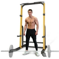 ZENOVA Squat Rack Power Rack Home Gym Equipment Pull Up Rack Squat Stand for Weightlifting, 800LBS Weight Capacity