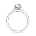 thumbnail image 2 of Rosec Jewels Certified Moissanite Wedding Ring Set - 2 Carat Engagement Ring with Enhancer - D-VS1 Grade, 925 Sterling Silver, US 4.00, 2 of 8
