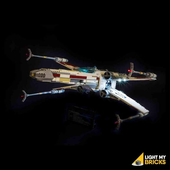 Lighting Kit for Star Wars UCS Red Five X-Wing Starfighter 10240 (Building Set Not Included) by Light My Bricks