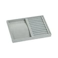 thumbnail image 2 of Redempat Impact-resistant Ring Necklace Bracelet Display High-end Texture Jewelry Storage Box For Rings Grey 1Set, 2 of 6