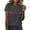 Dark Gray, variant on Summer Tops Women Casual T-Shirt Cute Graphic Print Crew Neck Short Sleeve Summer Tops Basic Tshirts Ladies Tunic Tops