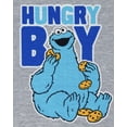 thumbnail image 4 of Sesame Street Toddler Boy's Cookie Monster Hungry Boy 2PC Raglan Short-Sleeve Shirt Pajama Short Set Sleepwear Lounge, 4 of 7