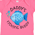 thumbnail image 4 of Inktastic Daddy's Fishing Buddy with Cute Blue Fish Boys or Girls Baby Bodysuit, 4 of 5