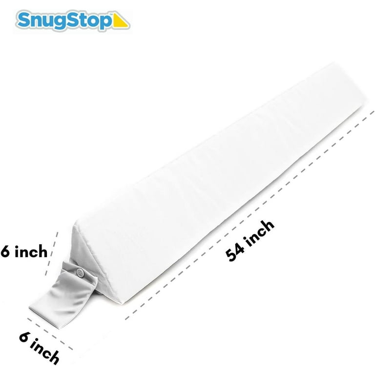  SnugStop The Original Bed Wedge, Gap Filler Between Your  Headboard Mattress, Triangle Pillow Wedge, Bed Filler Wedge, Gap  Headboard Filler, Gap Bed Stoppers