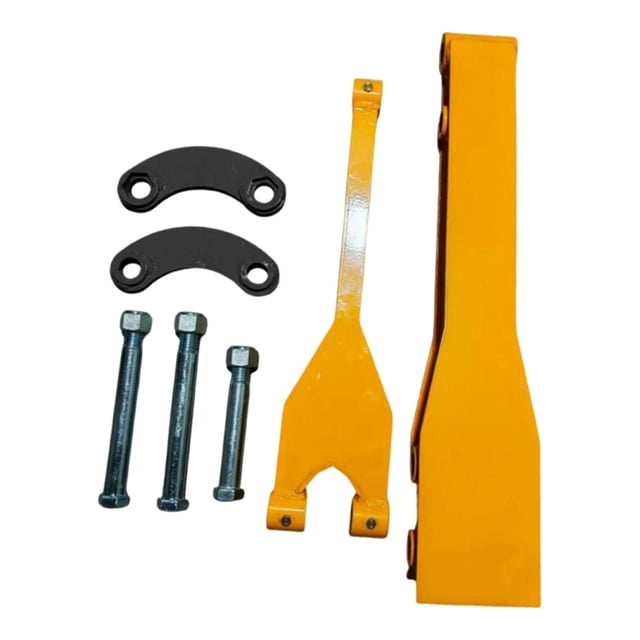 Terraxo Mini Excavator Arm Extension Accessory, Attachable, Multifunctional, Easy Installation, Trenching Attachment, Yellow Attachment 3 cm Pin