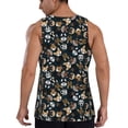 thumbnail image 3 of Gaeub Dogs Men's Athletic Tank Top, Workout Sleeveless Shirts, Running Tank Tops for Gym, Running, Training - X-Large, 3 of 9