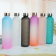 thumbnail image 5 of Greeniant Botella de agua de 1000ml, vaso portátil para exteriores, tapa de acero inoxidable, taza para beber, reutilizable, para estudiantes, escuela, Kits de desorden para acampar Púrpura Naranja Greeniant OD028155-06, 5 of 6
