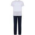 thumbnail image 1 of Towel City - Set de Pijama Largo Niñas (Blanco, Marino) Towel City UTPC4083_whitenavy, 1 of 2