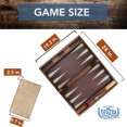 thumbnail image 3 of WE Games Travel Wood Starburst Design Backgammon Board Game Set - 19 in., 3 of 11
