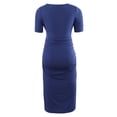thumbnail image 3 of Ecavus Women's Maternity Dress Bodycon Casual Dress Navy L, 3 of 3