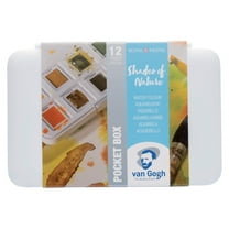 Van Gogh Watercolor Pan Set, 12-Colors, Shades of Nature