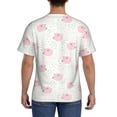 thumbnail image 3 of Bixox Men's Cute Pigs Printed Short Sleeve Skinny Athletic T-Shirt, 3 of 6