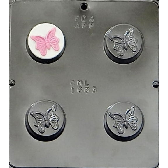 1663 Butterfly Oreo Cookie Chocolate Candy Mold
