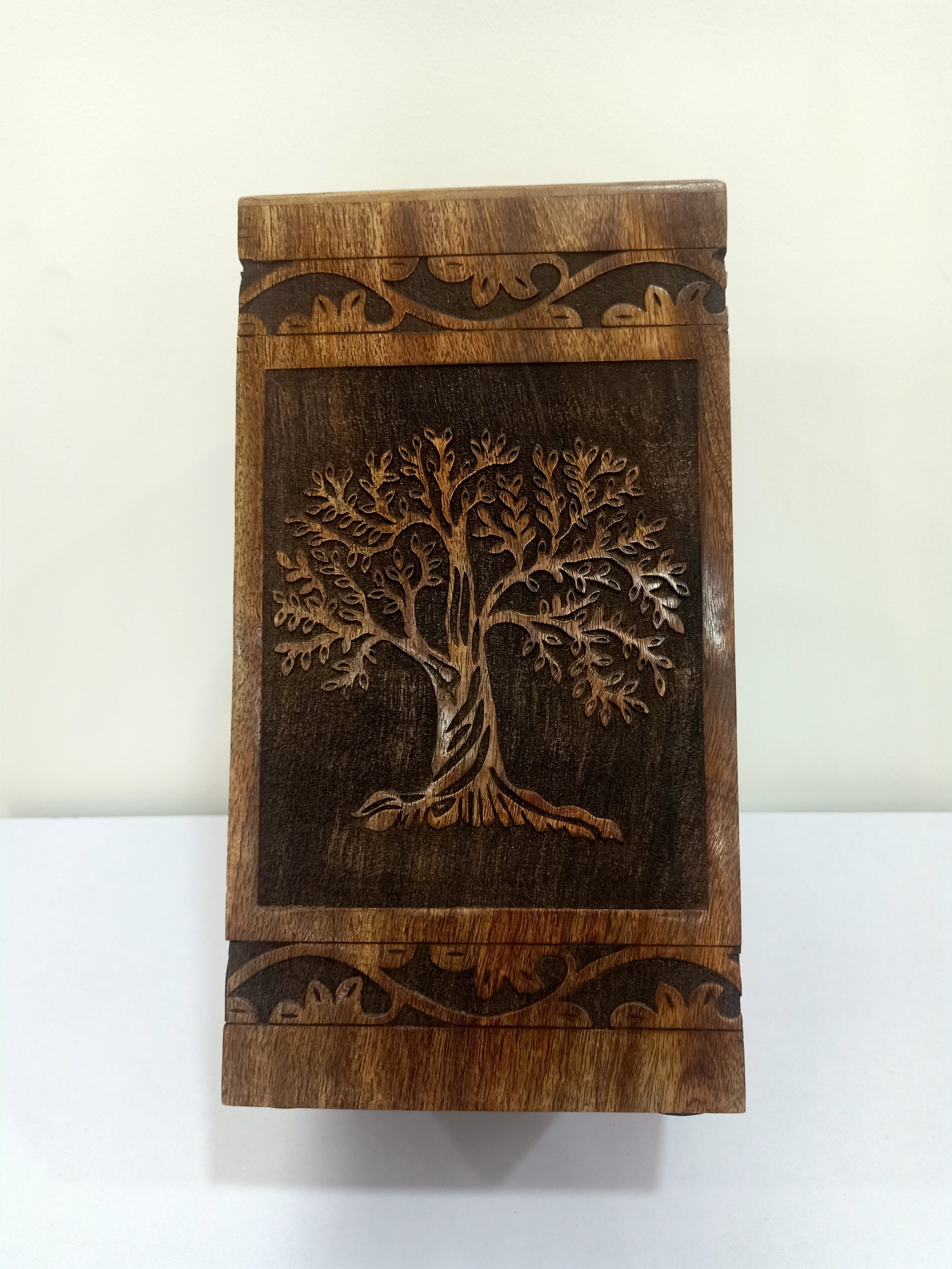 Handmade Tree of Life Urns for Human Ashes, Adult Large Cremation Urns, Funeral Urns Engraved, Burial Urns