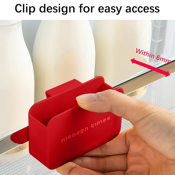 Sentmoon Prime Deals Storage Box Refrigerator Side Door Hanging Small Bag Office Supplies Stationery Removable Finishing Box Mini Mustard Seasoning Bag Deals Flyer
