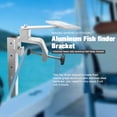 thumbnail image 4 of qifei Heavy-duty Aluminum Fish Finder Mount Bracket Rotatable Fixed Fish Finder Holder, 4 of 10