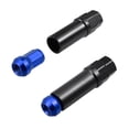 thumbnail image 6 of Unique Bargains 1 Set M12 x 1.25 Car Lug Nuts Cone Seat Closed End Bulge Acorn Hex Wheel Nut with Socket Key Blue, 6 of 6