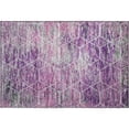 thumbnail image 2 of Addison Rugs Mayfield Premium Machine Washable Transitional Geometric Purple Rectangle Rug, 1'8" x 2'6", 2 of 6