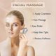 thumbnail image 3 of 2PCS Metal Spatulas with 2PCS Metal Eye Cream Roller Ball Wand, Face Massage Stick, Spoons, Facial Massager for Applicator, Reduce Puffiness (Rose Gol, 3 of 4