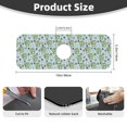 thumbnail image 2 of Bingfone Cute Floral Frog Print Splash Guard for Sink Faucet,Super Absorbent Fast Drying Mat Sink-Splash Guard Behind Faucet Drip Catcher for Kitchen,Sink Mat,Dish Drying Mat, 2 of 8