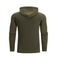 thumbnail image 5 of Mens Solid Color Sweatshirt Crew Neck Sweatshirts Men Long Sleeve Shirts for Men Pack Hoodies for Men Pink Sweaters for Men, 5 of 9