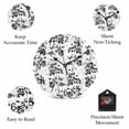 thumbnail image 5 of Wall Clock Black Fruit Clocks PVC Silent Non-Ticking Battery Operated Decorative Berry Leaves Nature Round Clock for Home Living Room Kitchen Bedroom Office School Wall Decor 10 Inch, 5 of 9