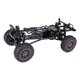 thumbnail image 1 of Conjunto de carrocería de chasis de aleación de aluminio para coche con neumático de goma compatible con Axial SCX24 90081 1:24 Crawler Hugo chasis de coche de oruga rc, 1 of 5