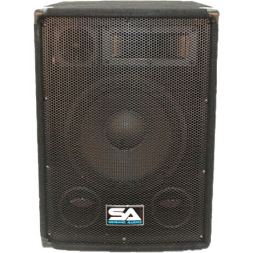 Seismic Audio Pro Audio SA-10 Indoor Stand Mountable Speaker, 100 W RMS, Black