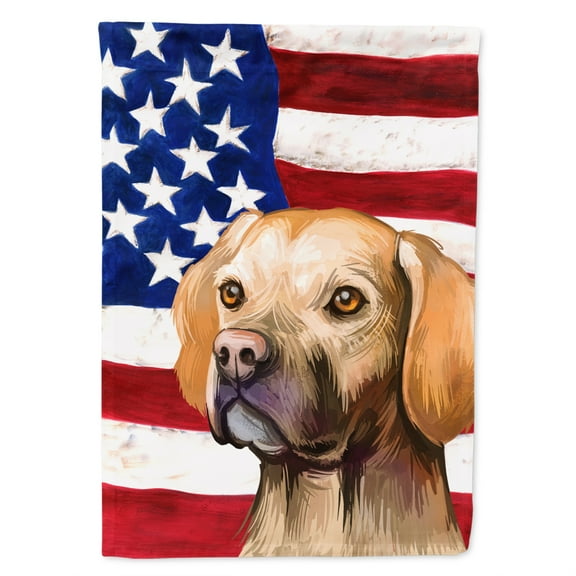 Carolines Treasures CK6660CHF Portuguese Pointer Dog American Canvas House Size Outdoor-Flags, Multicolor