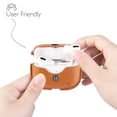 thumbnail image 2 of Étui de Recharge Compatible avec Airpods Pro, Étui à Rabat en Cuir avec Long Cordon Noir, 2 of 5