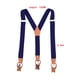 thumbnail image 5 of Tirantes para hombre y mujer, tirantes para pantalones, vaqueros, fiestas y días festivos. Azul marino, 5 of 9