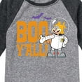 thumbnail image 3 of SpongeBob SquarePants - Sandy Boo Y'all - Toddler And Youth Raglan Graphic T-Shirt, 3 of 5