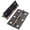 Red Bronze, variant on 12Pcs Black Door Hinges, 2.5 Inch Small Cabinet Hinges Metal Folding Butt Hinge with Mounting Screws, Window Hinges for Wooden Box, Jewelry Box, Bedroom Door, Cabinet Door