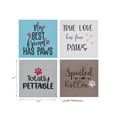 thumbnail image 2 of Canvas Wall Art Pet Lovers  - Set of 4, 2 of 4